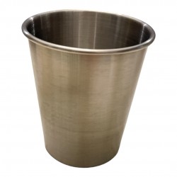 SF-1-2187 Стакан металлический 230 мл. серебро из нержавеющей стали REMY-DECOR