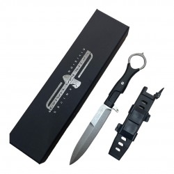 SF-2-2197 Нож Extrema Ratio knives division Черный с кольцом на тыльнике